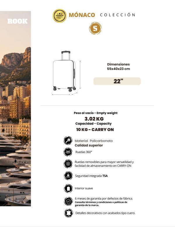 Maleta ROOK PEQ #2990 COL MONACO ref 2010Z